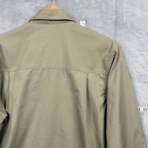 VTG Tilley Endurables Khaki Button-Up Shirt Made in Canada Women Size L Comfort - Picture 4 of 12